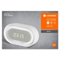 Ceas Ledvance LED CLOCK DIM, 5V, 3.4W, 12 lm, lumina neutra (4000K), dimabila, Touch control, 150x85x47mm, baterie Li-ion reincarcabila prin cablu USB, Alb