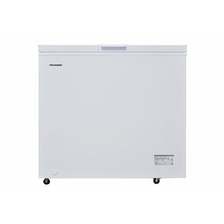 Lada frigorifica Heinner HCF-200CNHF+, Convertibila, 198L, Control electronic, Rezistenta la  frig, Display rezistent la apa, Clasa F, Alb