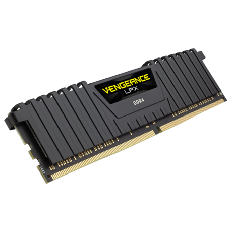 VENGEANCE® LPX 16GB (1 x 16GB) DDR4 DRAM 3200MHz C16 1.2V XMP 2.0 Memory Kit - Black
