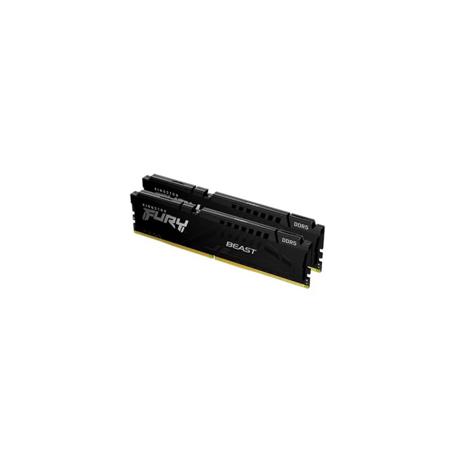 Memorie RAM Kingston, DIMM, DDR5, 32GB, 6000MHz, CL36, 1.35V, FURY Beast, Kit of 2