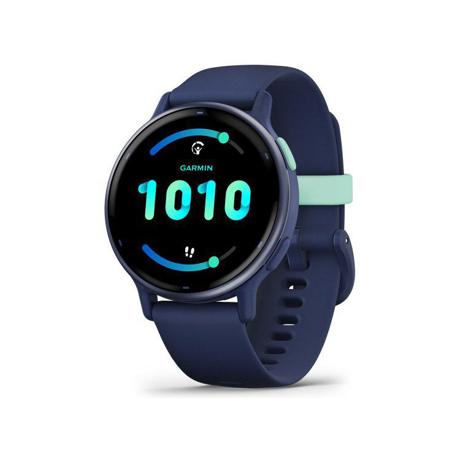 Ceas smartwatch Garmin vívoactive 5 Blue/Blue Metal