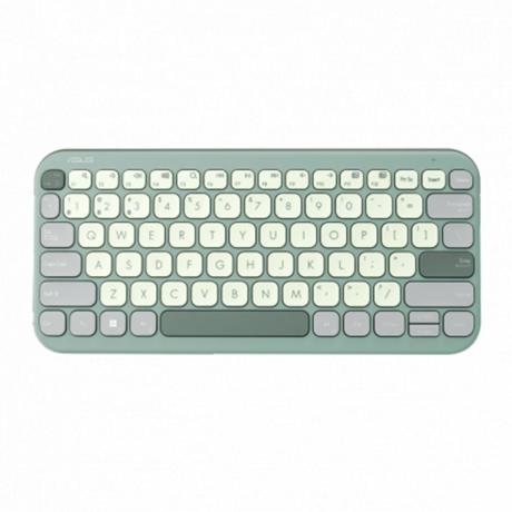 Tastatura wireless ASUS KW100, Culoare: Green Tea Latte, Greutate: 0.374 ASUS Marshmallow Keyboard KW100 este o tastatura wireless compacta, ultrasubtire, cu un design minimalist.Este compatibila cu dispozitivele Windows, ChromeOS, MacOS, iOS si iPadOS, tastatura ASUS Marshmallow KW100 ofera o