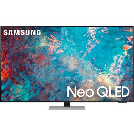Televizor Neo QLED Samsung QE75QN85AA, 189 cm, 4K UHD, PQI 4300, Dolby Digital Plus, Procesor Neo Quantum 4K, Smart TV, Wi-Fi, Bluetooth, CI+, Eclipse silver