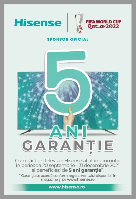 5 ani garantie Gorenje