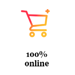 100% online