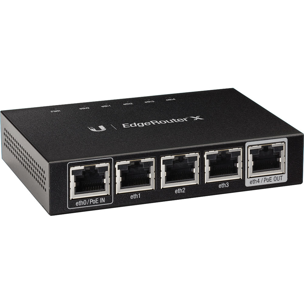 Router Ubiquiti EdgeRouter ER-X, 5x Gigabit LAN, 1 x 24V Passive PoE Passthrough