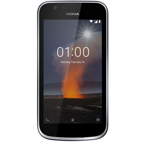 Telefon mobil NOKIA 1 Dual Sim, Dark Blue 4G, 4.5", RAM 1GB, Stocare 8GB
