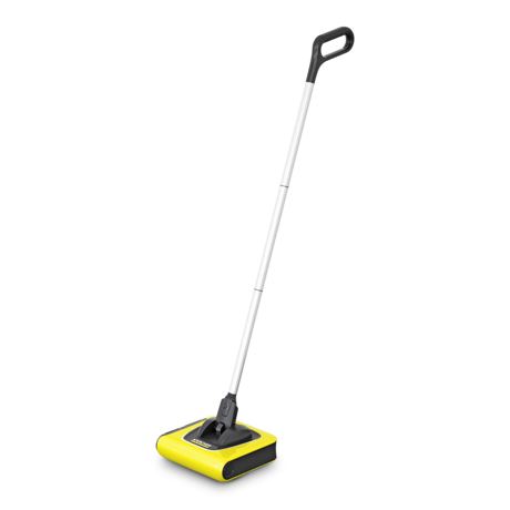 Matura electrica Karcher KB 5 12580000, 3.7 V, 0.37 L, Sistem de curatare adaptiv, Comutator automat pornit/oprit, autonomie 30 min., Acumulator Litium -Ion, Negru/Galben