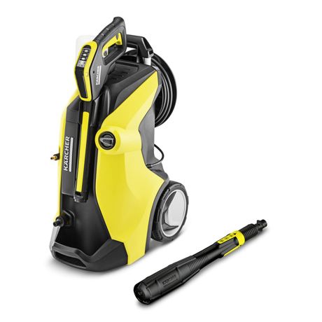 Curatitor cu apa sub presiune Karcher K 7 Premium Full Control Plus 13171300, 3000 W, 180 bari, Sistem Quick Connect, cap 3-in-1 Multi Jet, Plug’n’ Clean, Negru/Galben