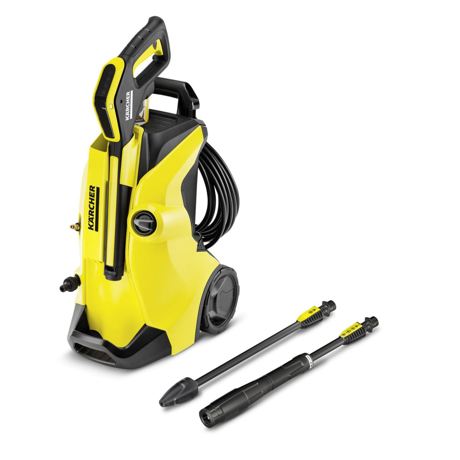 Curatitor cu apa sub presiune Karcher K 4 Full Control 13240000, 1800 W, 130 bari, Sistem Quick Connect, Jet Vario Power, Plug’n’ Clean, Negru/Galben
