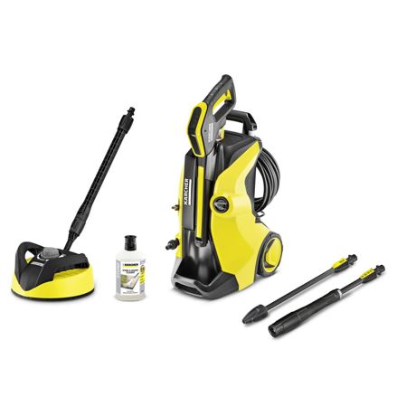 Curatitor cu apa sub presiune Karcher K 5 Full Control Home 13245030, 2100 W, 145 bari, Sistem Quick Connect, Jet Vario Power, Plug’n’ Clean, Home kit, Negru/Galben
