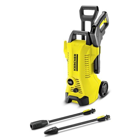 Curatitor cu apa sub presiune Karcher K 3 Full Control 16760200, 1600 W, 120 bari, Pistol Full Control , Jet Vario Power, Rezervor detergent detasabil, Lance de pulverizare, Negru/Galben
