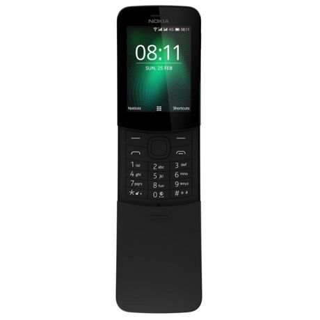 Telefon mobil NOKIA 8110 Dual Sim, Black, 4G, 2.4"