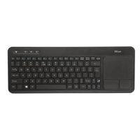 Tastatura Trust Veza, Wireless Multimedia, Negru