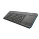 Tastatura Trust Veza, Wireless Multimedia, Negru