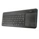 Tastatura Trust Veza, Wireless Multimedia, Negru