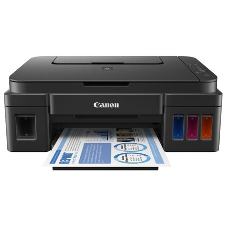 Multifunctional inkjet color CISS Canon PIXMA G2411, A4, Imprimare fara margini, USB Hi-Speed