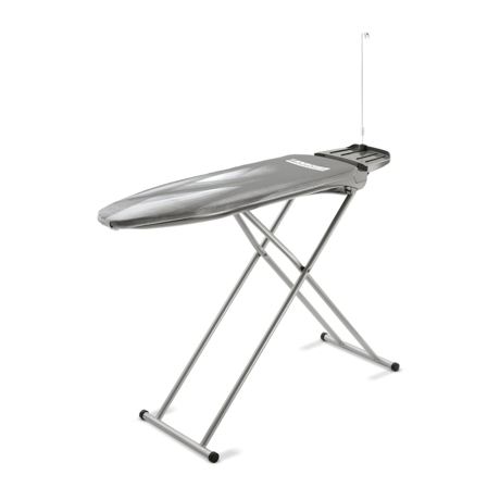 Masa de calcat Karcher AB 1000 28849330, Functie de suflare aer, 6 nivele de inaltime, Suport cablu, Gri