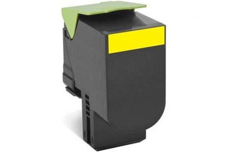 Toner Lexmark 80C2HYE Yellow 3000 pag