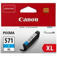 Cartus cerneala Canon CLI-571XL, cyan, capacitate 11ml, pentru Canon Pixma MG6850/MG6851, Canon Pixma MG5750/MG5751, Canon Pixma MG7750/MG7751/MG7752.