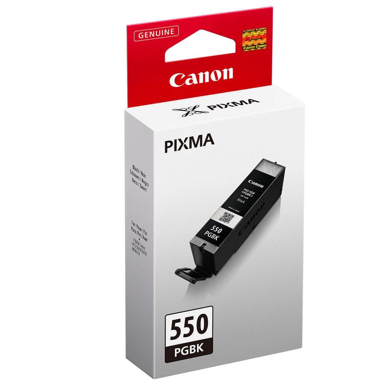  Cartus cerneala Canon PGI-550 PGBK, pigment black, capacitate 15ml