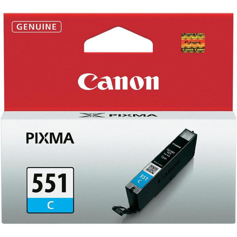  Cartus cerneala Canon CLI-551C, cyan, capacitate 7ml