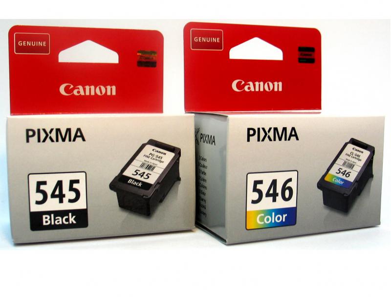 Kit Cartus Cerneala Canon PG-545 Black & Colour