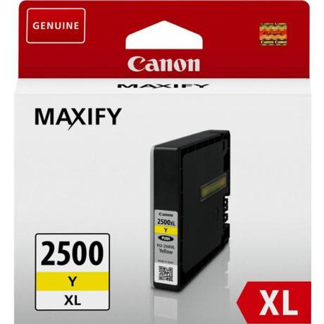  Cartus cerneala Canon PGI2500XLY, yellow, Dual Resistant High Density, capacitate 19.3ml