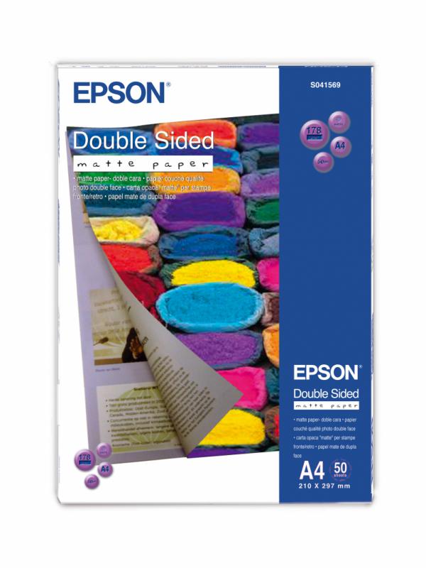 Hartie A4 Epson Double-Sided Matte C13S041569
