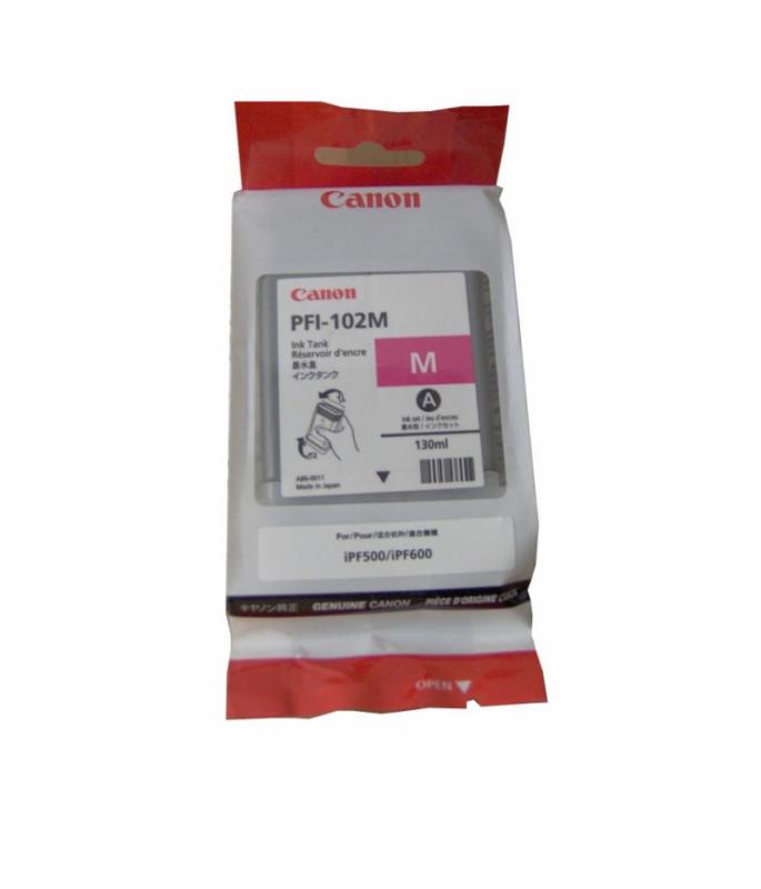  Cartus cerneala Canon PFI-102M, magenta, capacitate 130ml