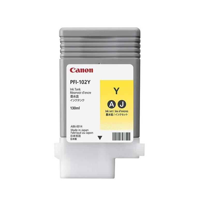  Cartus cerneala Canon PFI-102Y, yellow, capacitate 130ml