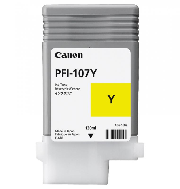  Cartus cerneala Canon PFI-107Y, yellow, capacitate 130ml