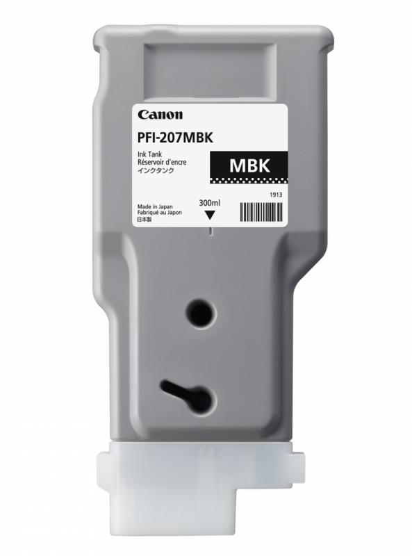 Cartus cerneala Canon PFI-207MBK, matte black, capacitate 300ml