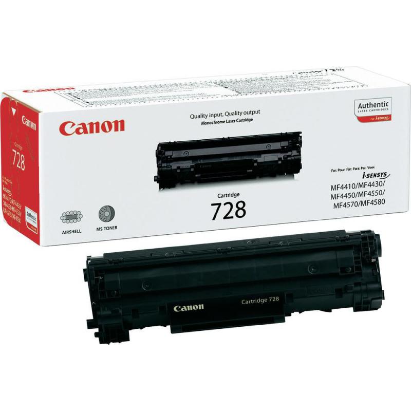  Toner Canon CRG728, black, capacitate 2100 pagini