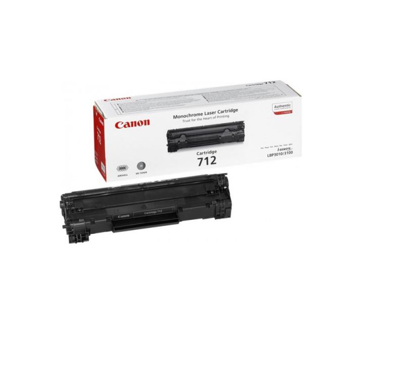  Toner Canon CRG712, black, capacitate 1500 pagini