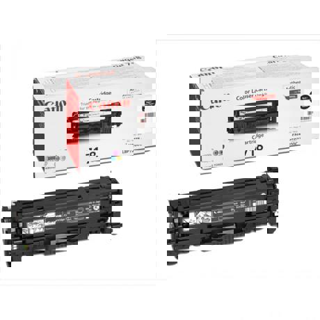  Toner Canon CRG718BK, black, capacitate 3400 pagini