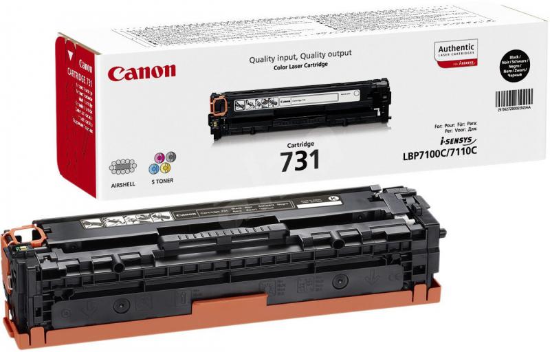 Toner Canon CRG731B, black, capacitate 1400 pagini