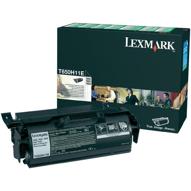  Cartus toner Lexmark T650H11E, black, 25 k