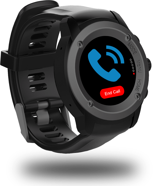 SmartWatch Evolio X-Watch Sport cu GPS, display IPS 1,3", Culoare Titanium