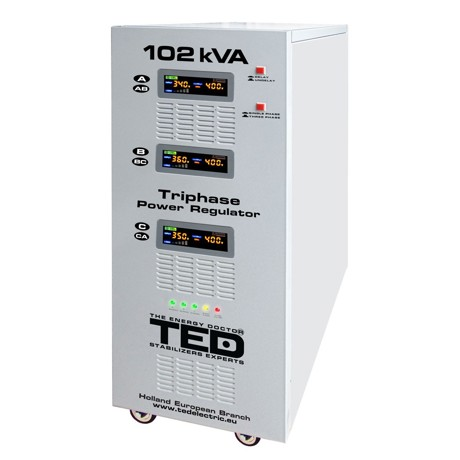 Stabilizator retea maxim 102KVA-SVC cu servomotor trifazat-trifazat TED102K3SVC