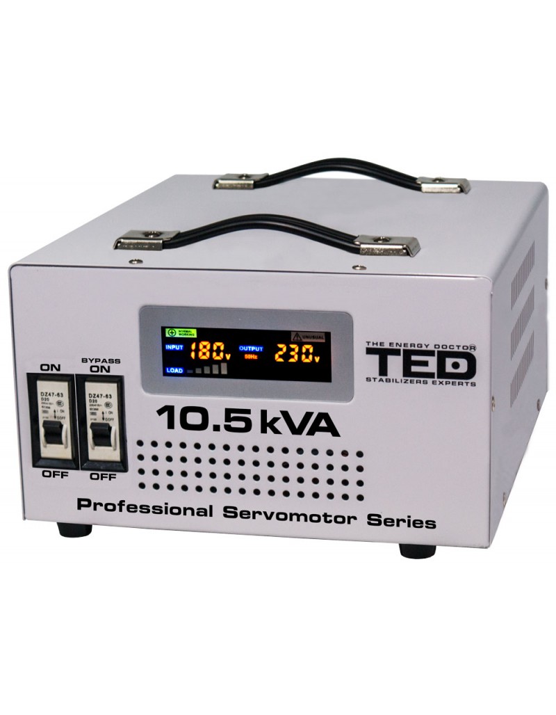 Stabilizator retea maxim 10.5kVA-SVC cu servomotor TED10.5KSVC TED Electric