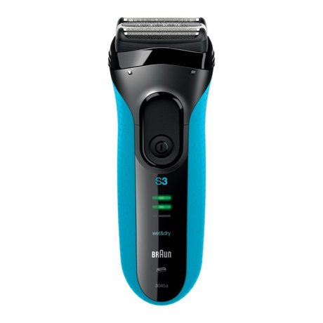 Aparat de barbierit Braun 3045s, Wet&Dry, Ni-MH, Aut. 45 de min, Negru/Albastru