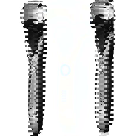Aparat de barbierit Panasonic ES-RT67-S503 Wet & Dry, 3 lame, Trimmer, Li-Ion, Aut 54 min, Argintiu/Negru