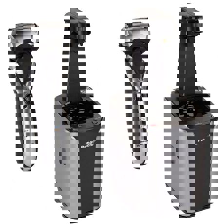Aparat de barbierit Panasonic ES-RT87-S503 Wet & Dry, 3 lame, Trimmer, Li-Ion, Aut 65 min, Argintiu/Negru