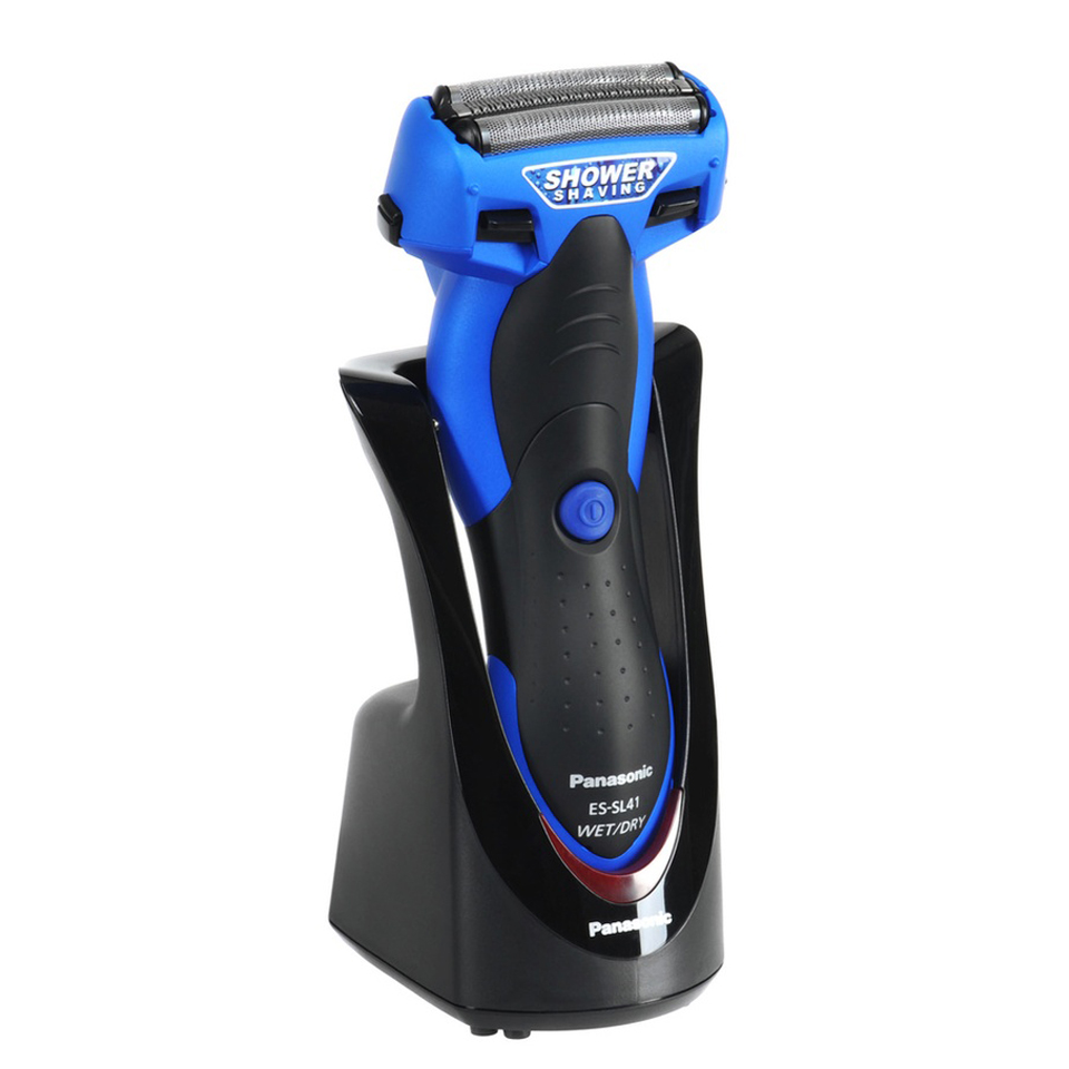 Aparat de barbierit Panasonic ES-SL41-A503 Wet & Dry, 3 lame, Trimmer, Ni-Mh, Aut 21 min, Negru/Albastru