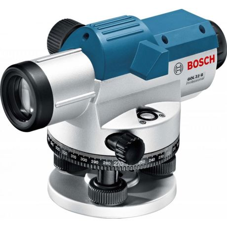 Nivela optica Bosch Professional GOL 32G, Factor de marire 32x, Precizie de nivelare 1 mm la 30 m, 0601068503