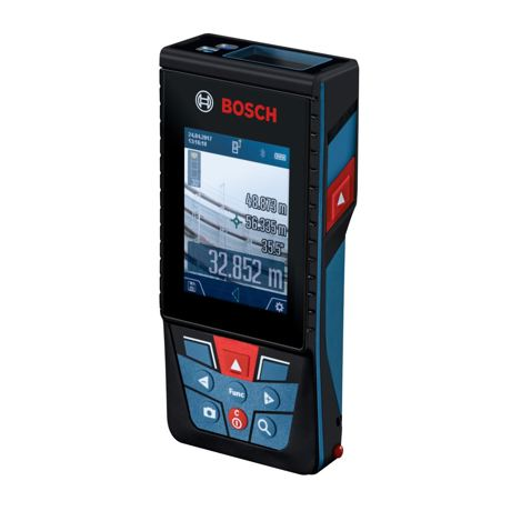 Telemetru cu laser Bosch Professional GLM 120 C, 650 nm, Domeniu de măsurare 0.08 – 120 m, Deconectare automată, 0601072F00