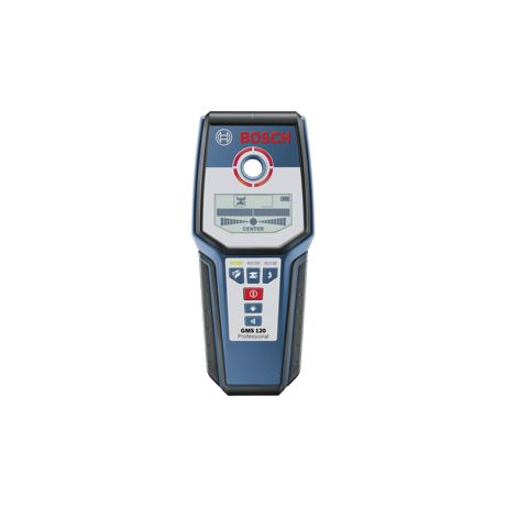 Detector multifuncţional Bosch Professional GMS 120, Adâncime de detectare maximă 120 mm, Deconectare automată, 0601081000