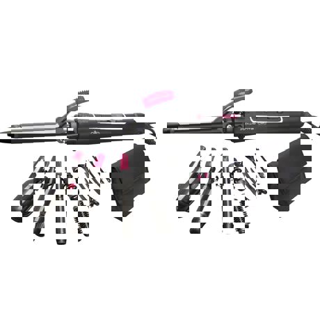 Ondulator Rowenta CF4132, 14 accesorii, Negru