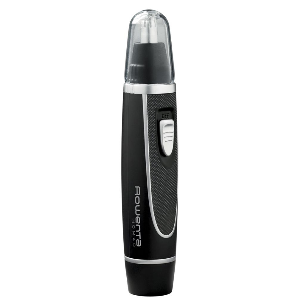Trimmer pentru nas si urechi Rowenta Nomad TN3500F0, Fara fir, autonomie 3 ore, Negru